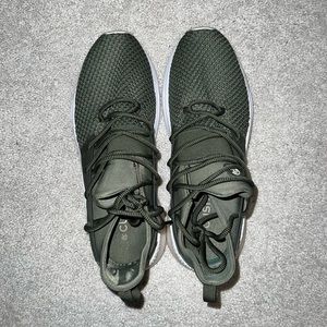 Green walking/running shoes